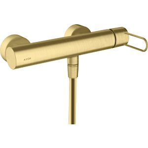 hansgrohe Axor Uno mitigeur de douche 38621950 apparent, avec poignée en arc, laiton brossé