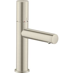 hansgrohe Axor Uno 110 Waschtischarmatur 45002820 brushed nickel, mit Zerogriff, ohne Ablaufgarnitur