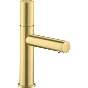 hansgrohe Axor Uno mitigeur lavabo 45002950 projection 123mm, avec poignée zéro, garniture de vidange déverrouillable, laiton brossé