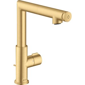 hansgrohe Axor Uno mitigeur lavabo 45016250 projection 160mm, avec tirant garniture de vidange , optique or brossé