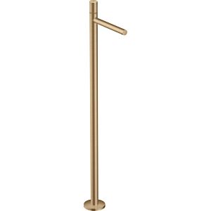 hansgrohe Axor Uno Fertigmontageset 45037140 Waschtischarmatur, bodenstehend, mit Zerogriff, ohne Ablaufgarnitur, brushed bronze