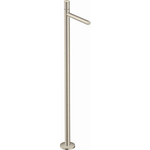 Axor Uno Waschtischarmatur 45037820 Brushed Nickel, bodenstehend, mit Zerogriff