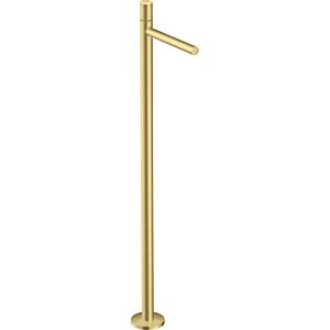 hansgrohe Axor Uno trim kit 45037950 wash basin mixer, floor-standing, with zero handle, without waste set, brushed brass