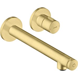 hansgrohe Axor Uno trim kit 45113950 concealed basin mixer, with projection 221mm, brushed brass