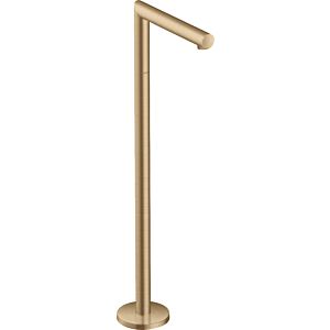 hansgrohe Axor Uno set de finition 45412140 bec de baignoire sur pied, droit, saillie 226 mm, bronze brossé