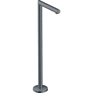 hansgrohe Axor Uno trim set 45412340 bath spout floor-standing, straight, projection 226mm, brushed black chrome