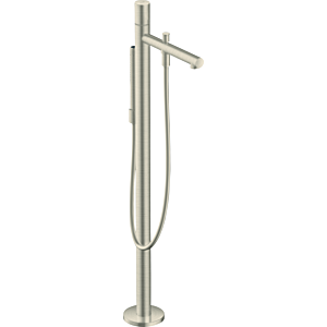 Axor Uno Wannenarmatur 45416820 Brushed Nickel, bodenstehend, mit Zerogriff