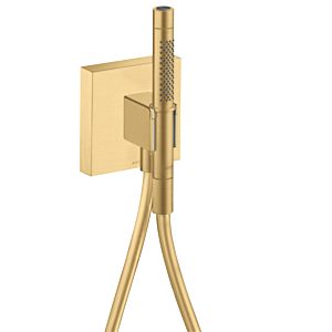 hansgrohe Axor Starck Organic Porter unité 12626250 avec douchette à main 2jet, flexible de douche, 120x120mm, optique or brossé