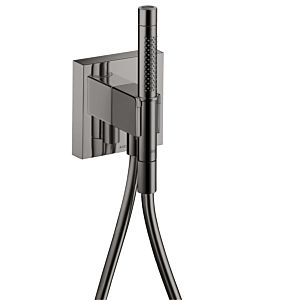 hansgrohe Axor Starck Organic Porter unité 12626330 avec douchette 2jet, flexible de douche, 120x120mm, chrome noir poli