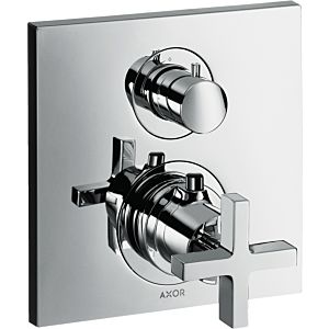 hansgrohe Fertigmontageset Axor Citterio 39705000 Unterputz, Kreuzgriffe, mit Absperrventil, chrom