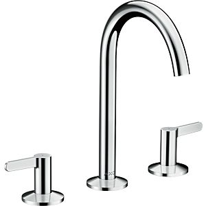 hansgrohe Axor One 3 trous mitigeur lavabo 48050000 projection 140mm, avec push-open garniture de vidange , chromé