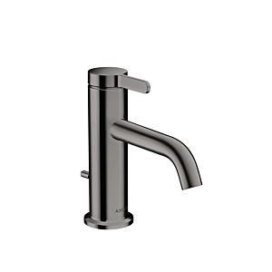 hansgrohe Axor One wash basin mixer 48000330 projection 130mm, with pop-up waste set, polished black chrome