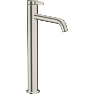 hansgrohe Axor One mitigeur lavabo 48002800 projection 180mm, garniture de vidange déverrouillable, aspect acier inoxydable