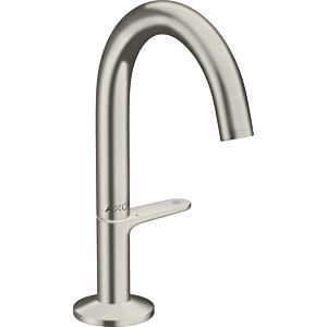 hansgrohe Axor One mitigeur lavabo 48010800 projection 122mm, avec push-open garniture de vidange , aspect acier inoxydable