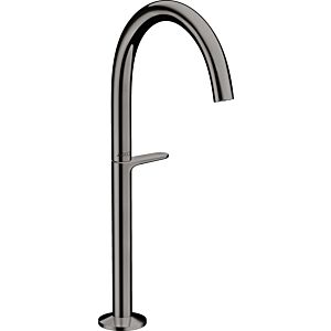 hansgrohe Axor One mitigeur lavabo 48030330 saillie 165mm, pour lavabos à poser, avec garniture de vidange push-open , chrome noir poli