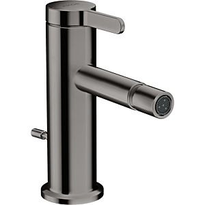 hansgrohe Axor One mitigeur de bidet 48210330 projection 113mm, avec tirette garniture de vidange , chrome noir poli