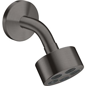 hansgrohe Axor One overhead shower 48490340 with shower arm, brushed black chrome