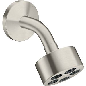 hansgrohe douche de tête Axor One 48490800 avec bras de douche, aspect acier inoxydable