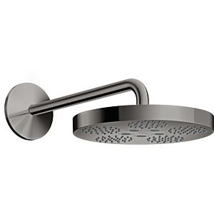 hansgrohe douche de tête Axor One 48491330 avec bras de douche, 1jet, chrome noir poli