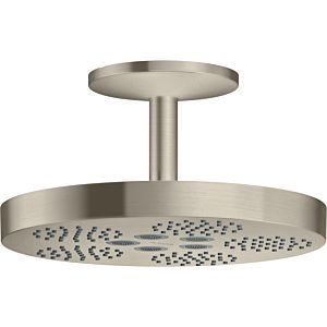 hansgrohe douche de tête Axor One 48493820 avec raccordement au plafond, 1jet, nickel brossé