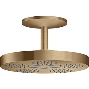 hansgrohe Axor One Kopfbrause 48494140 mit Deckenanschluss, 2jet, brushed bronze