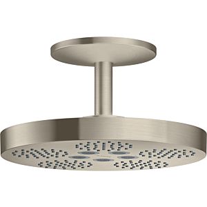 hansgrohe douche de tête Axor One 48494820 avec raccordement au plafond, 2jet, nickel brossé