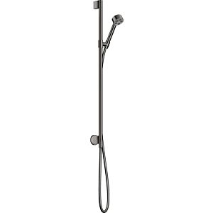 hansgrohe Axor One set de douche 48791330 avec raccordement mural, 75mm, 1jet, chrome noir poli