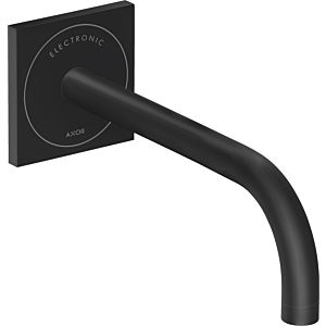 hansgrohe Axor Uno electronic basin mixer 38120670 UP, with spout 225mm, for wall mounting, matt black