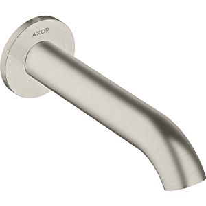 hansgrohe Axor Uno bec de baignoire 38411800 saillie 178 mm, courbé, avec rosace, montage mural, aspect acier inoxydable