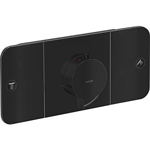hansgrohe Axor One Fertigmontageset 45712670 Unterputz-Thermostatmodul, 2 Verbraucher, mattschwarz
