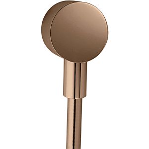 hansgrohe Axor Schlauchanschluss 27451300 rund, mit Rückflussverhinderer, polished red gold