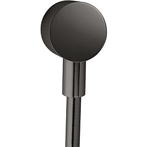 hansgrohe Axor raccord de tuyau 27451330 rond, avec clapet anti-retour, chrome noir poli