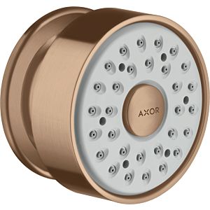 hansgrohe Axor side shower 28464310 round rosette, swivelling, 1jet, brushed red gold