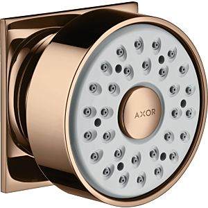 hansgrohe Axor douche latérale 28469300 rosace carrée, pivotante , 1jet, or rouge poli