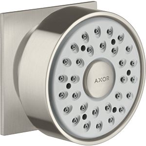 hansgrohe Axor side shower 28469800 square rosette, swivelling, 1jet, stainless steel look
