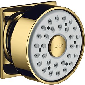 hansgrohe Axor douche latérale 28469990 rosace carrée, pivotante , 1jet, optique or poli