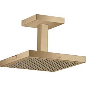 hansgrohe douche de tête Axor Starck 10929140 avec raccordement au plafond, 240x240mm, 1jet, bronze brossé