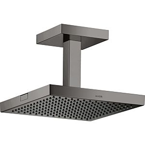 hansgrohe douche de tête Axor Starck 10929330 avec raccordement au plafond, 240x240mm, 1jet, chrome noir poli