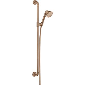 hansgrohe Axor shower set 26023310 900mm, with hand shower 85 1jet, brushed red gold