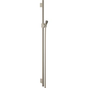 hansgrohe Axor Uno shower rail 27989820 900mm, with shower hose 1600mm, brushed nickel