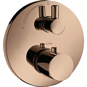hansgrohe Axor Uno Fertigmontageset 38700300 Unterputz-Thermostat, mit Absperrventil, polished red gold