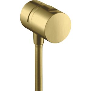 hansgrohe Fixfit robinet d&#39;arrêt 38882950 en saillie, laiton brossé