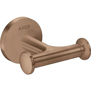 hansgrohe Axor crochet à main 42812310 double, montage mural, or rouge brossé