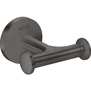 hansgrohe Axor Handtuckhaken 42812340 doppelt, Wandmontage, brushed black chrome