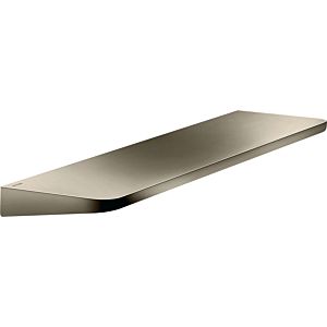 Étagère circulaire universelle Hansgrohe PN 42844830 400 x 110 mm, montage mural, nickel poli