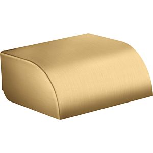 hansgrohe Axor Papierrollenhalter 42858250 146x142mm, mit Deckel, Wandmontage, brushed gold optic