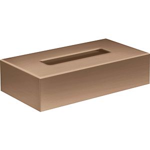 hansgrohe Axor Kosmetiktuchbox 42873310 265x145mm, Wandmontage, brushed red gold