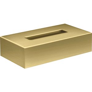 hansgrohe boîte à mouchoirs Axor 42873950 265x145mm, montage mural, laiton brossé
