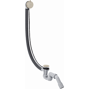 hansgrohe Flexaplus set complet 58318820 set de vidage et trop-plein, nickel brossé