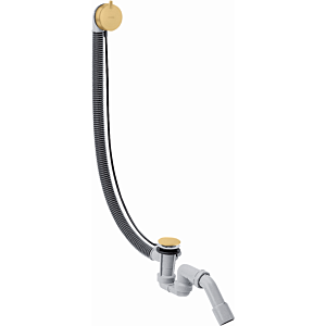 hansgrohe Flexaplus Komplettset 58318250 Ab- und Überlaufgarnitur, brushed gold optic